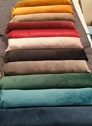 Large plush velvet draught - velvet,