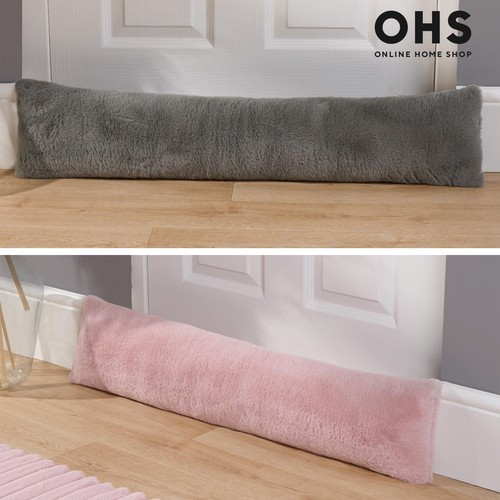 Faux fur fleece draft - faux, excluder