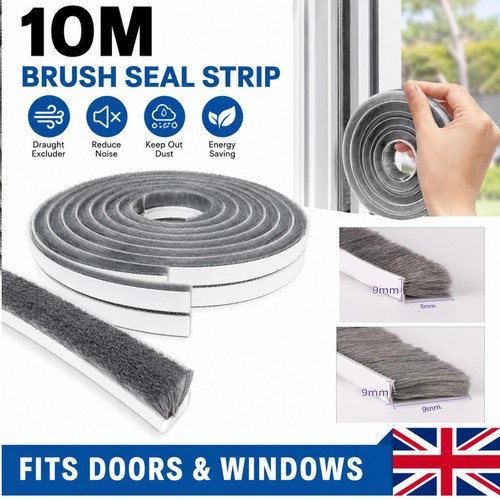 Draught excluder brush 10m - excluder,