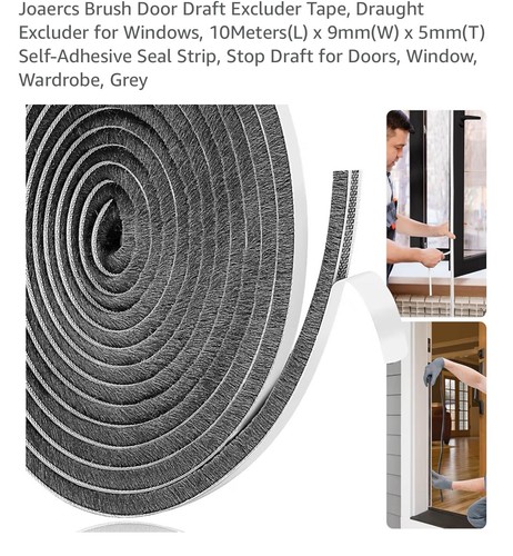 Door draft excluder - draft,